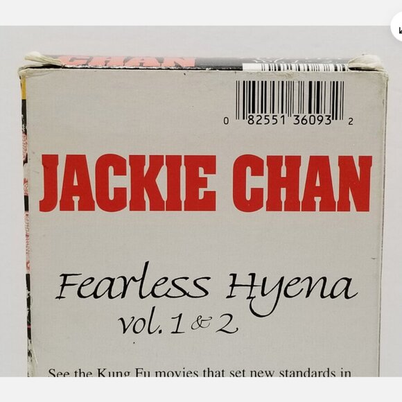 Fearless Hyena Vol 1 & 2 (VHS, 1995) 6300E1M - Picture 5 of 12